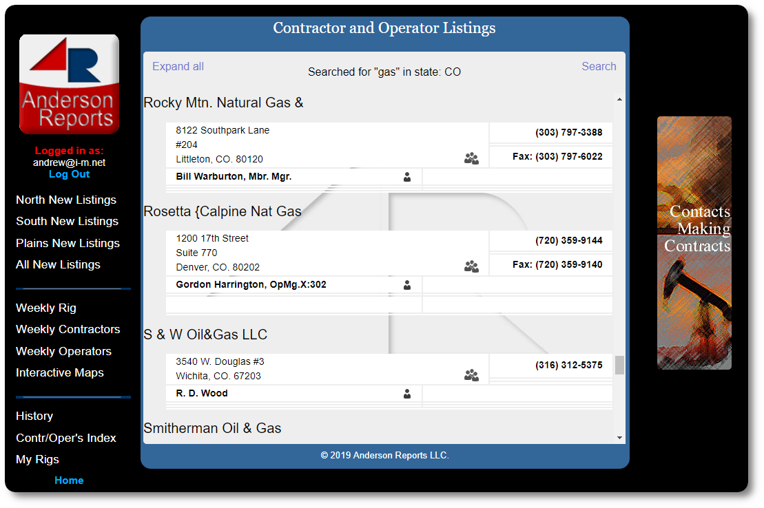 Contacts Directory Example